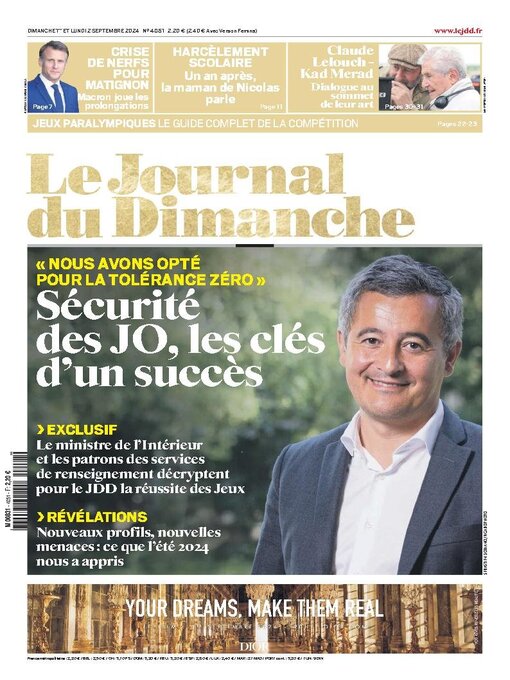 Title details for Le Journal du dimanche by Lagardere Media News - Available